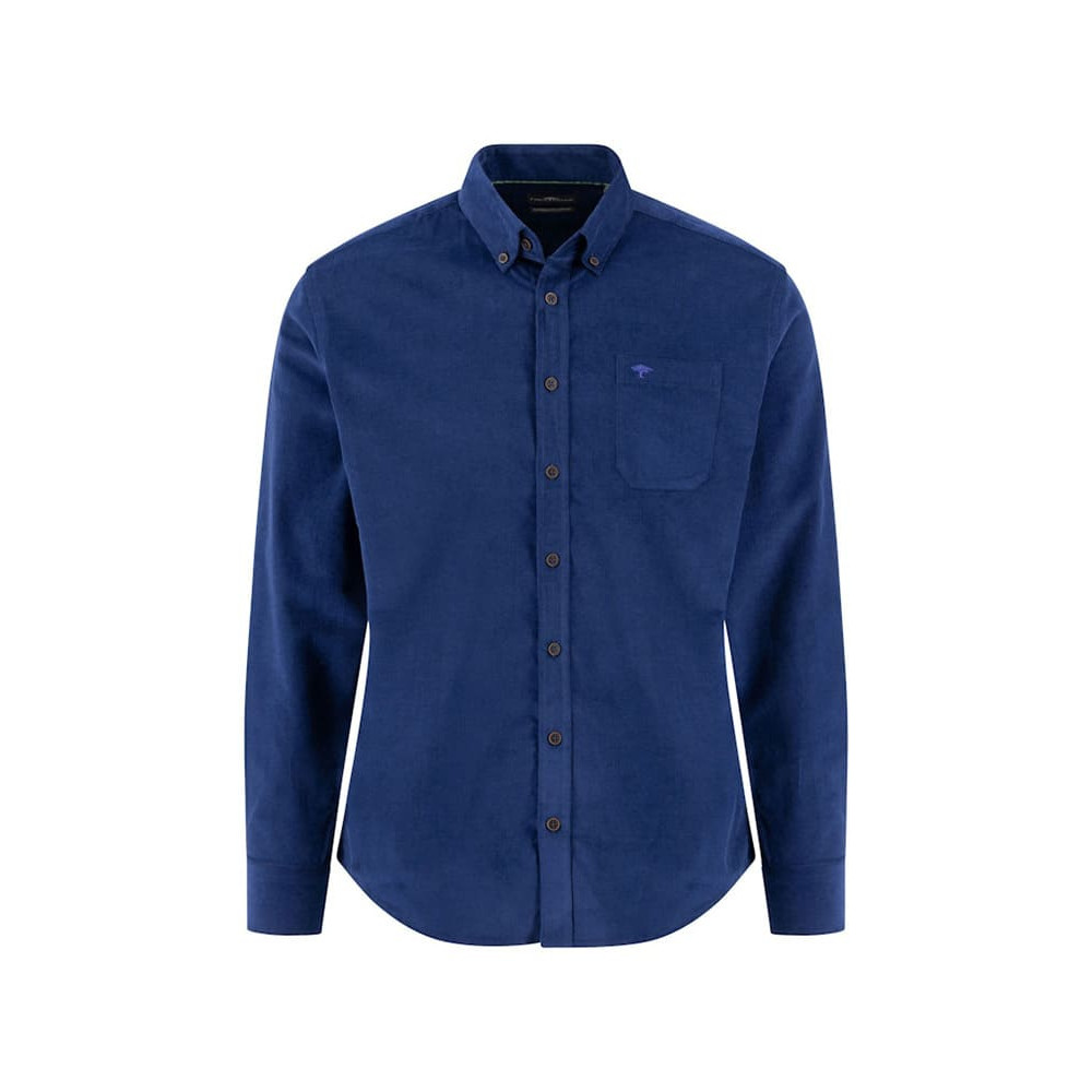 Fynch-Hatton Μπλε Πουκάμισο Button Down - 1509  5570