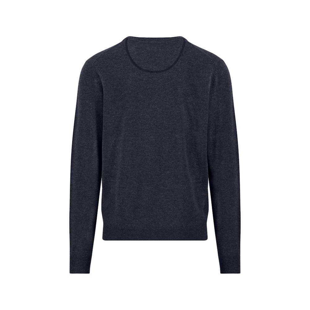 Fynch-Hatton Μπλε Πουλόβερ C Neck 100% Wool - 1510  302