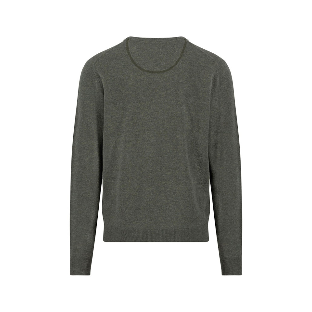 Fynch-Hatton Λαδί Πουλόβερ C Neck 100% Wool - 1510  302