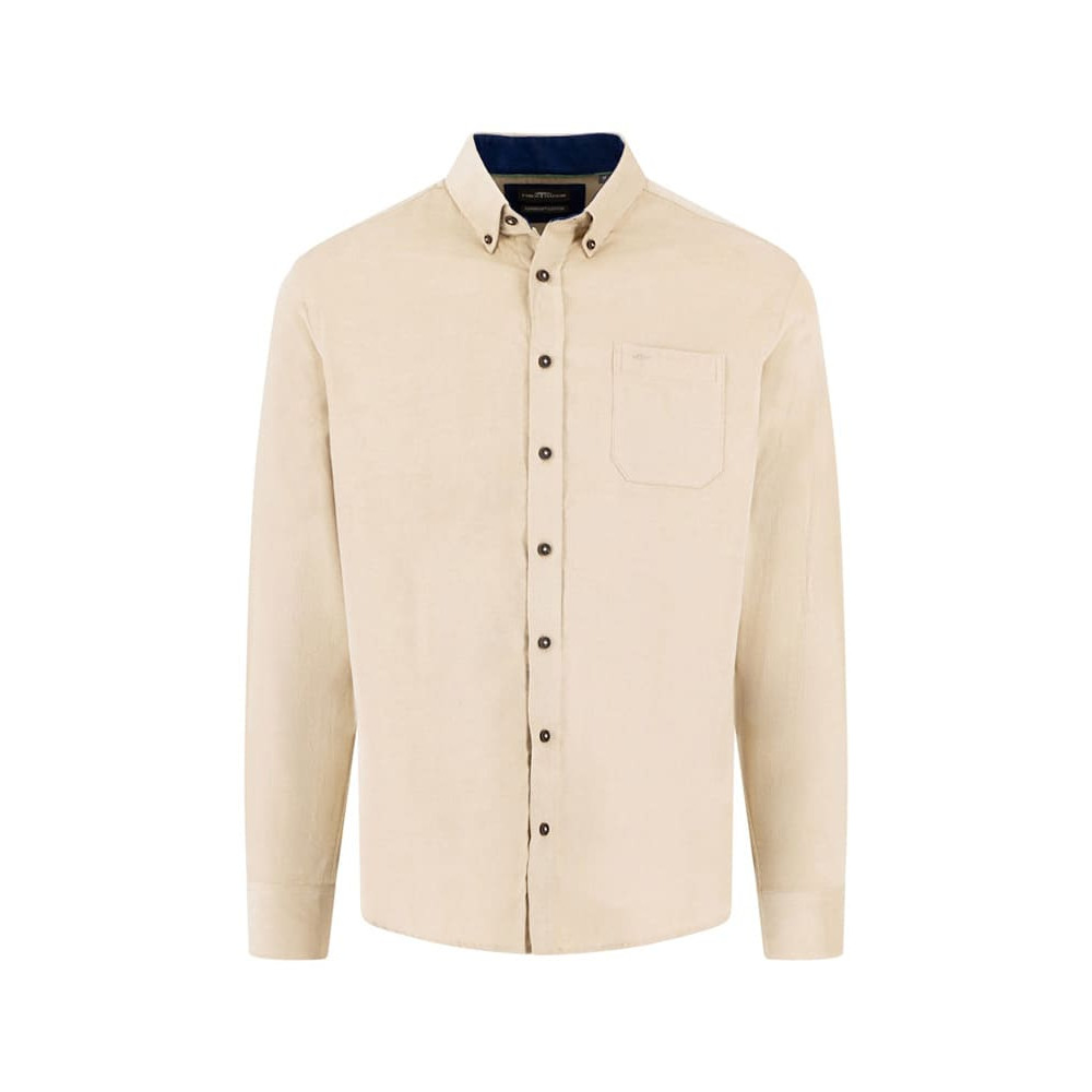 Fynch-Hatton Μπεζ Πουκάμισο Button Down - 1509  5570