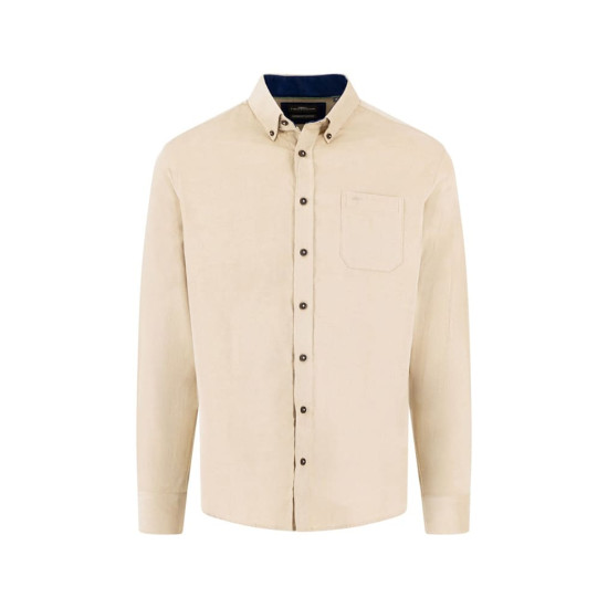 Fynch-Hatton Μπεζ Πουκάμισο Button Down - 1509  5570