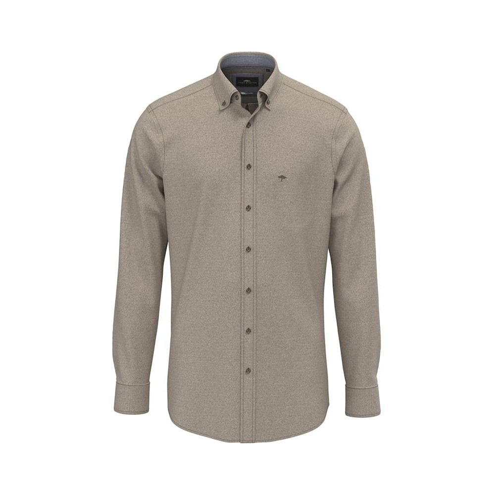 Fynch-Hatton Μπεζ Πουκάμισο Button Down - 1510  8290