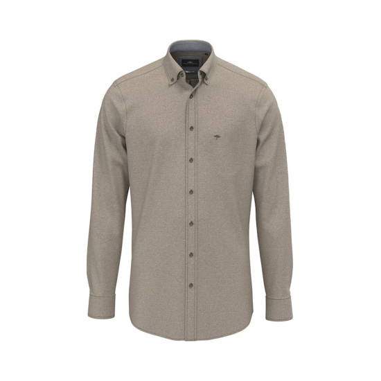 Fynch-Hatton Μπεζ Πουκάμισο Button Down - 1510  8290