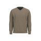 Fynch-Hatton Μπεζ Πουλόβερ C Neck 100% Wool - 1510  302