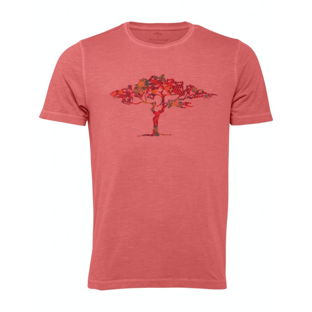 Fynch-Hatton Κόκκινο T-shirt C Neck - 1122  1840