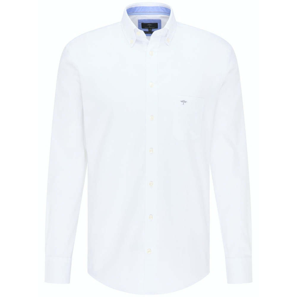 Fynch-Hatton Λευκό Πουκάμισο Button Down - 1122  5000