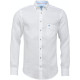 FYNCH HATTON Λευκό Πουκάμισο Button Down 100% Linen - 1122 6030