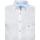 FYNCH HATTON Λευκό Πουκάμισο Button Down 100% Linen - 1122 6030