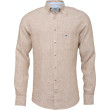FYNCH HATTON Μπεζ Πουκάμισο Button Down 100% Linen - 1122 6030