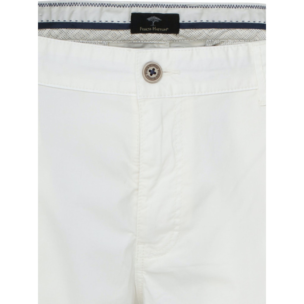 Fynch-Hatton Λευκ΄ή Βερμούδα Chino - 1122  2910
