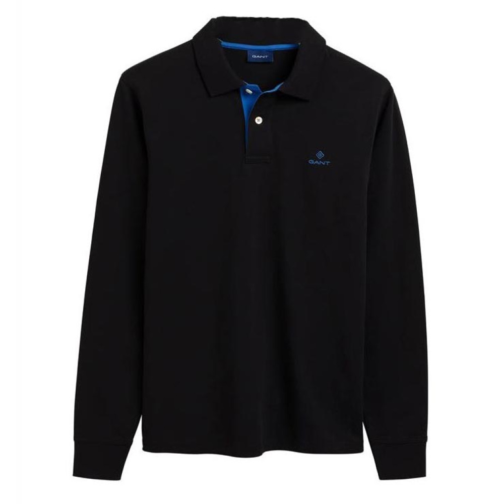 Gant Μαύρο Μακρυμάνικο polo - 3G2055003