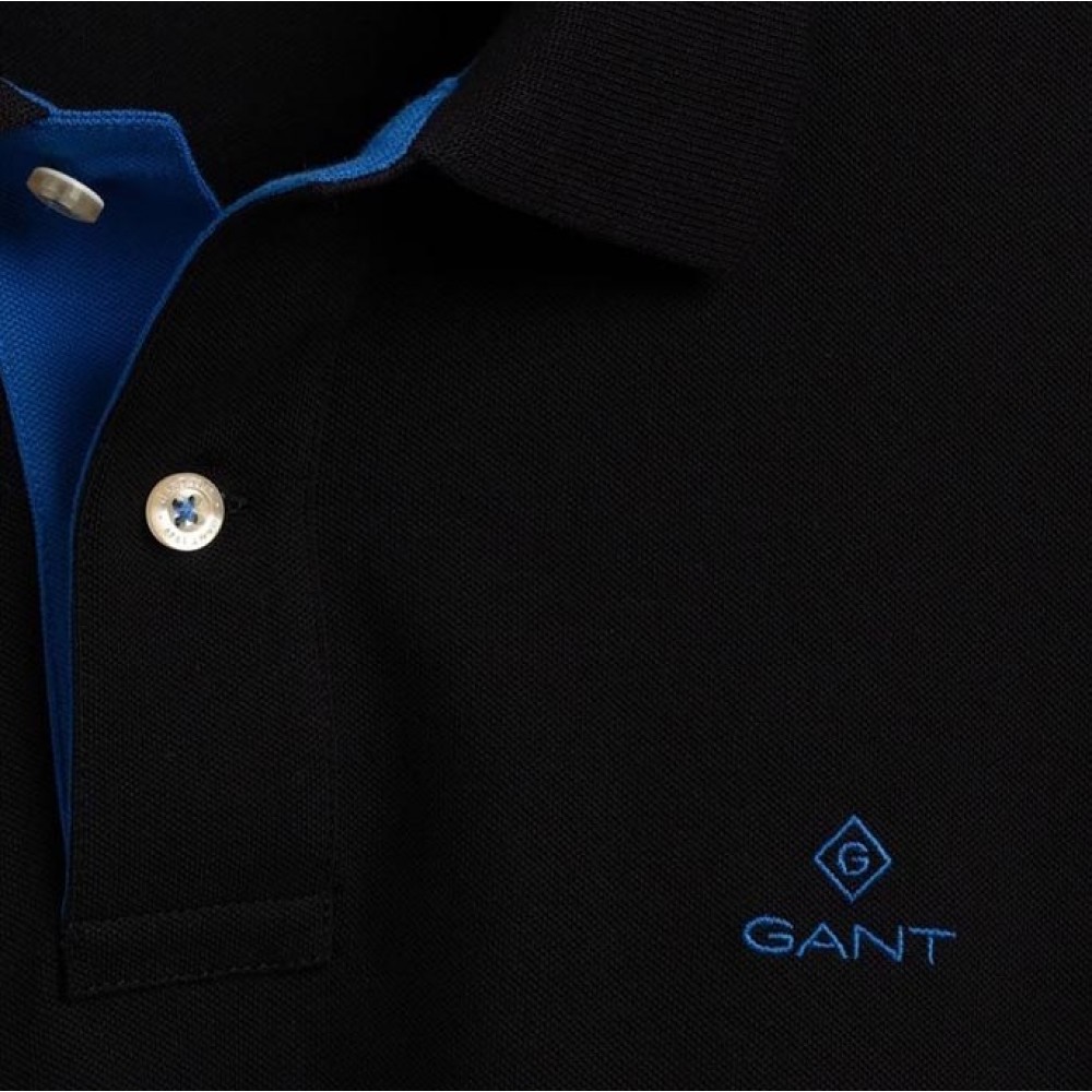 Gant Μαύρο Μακρυμάνικο polo - 3G2055003