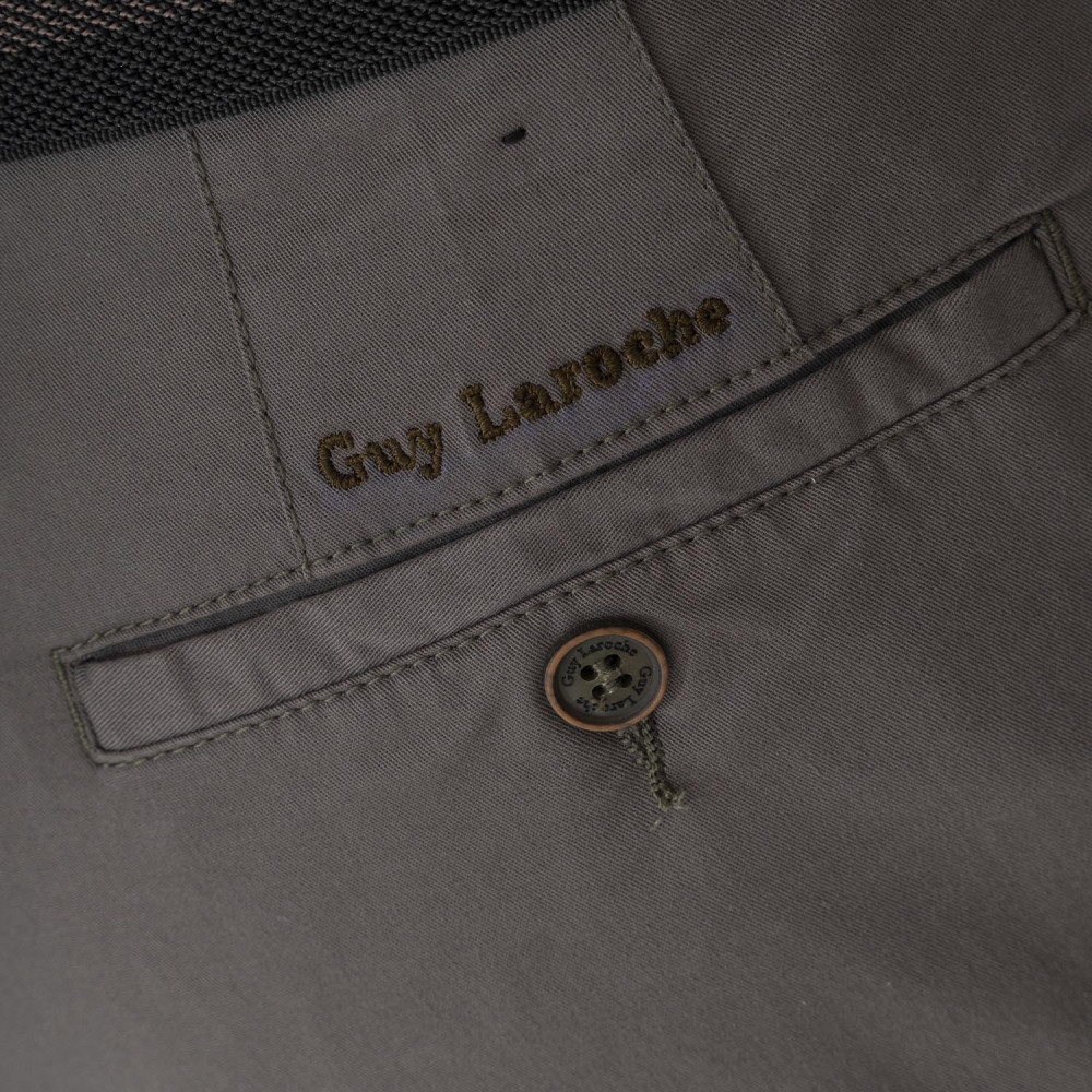 GUY LAROCHE - Παντελόνι Chino με Ζώνη GL2115168/71155 Πράσινο