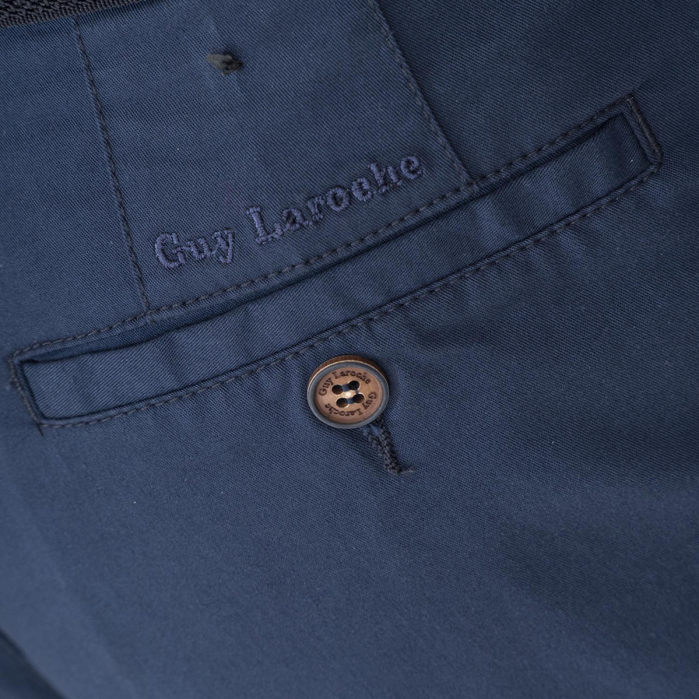 GUY LAROCHE - Παντελόνι Chino με Ζώνη GL2115168/71155 Μπλε