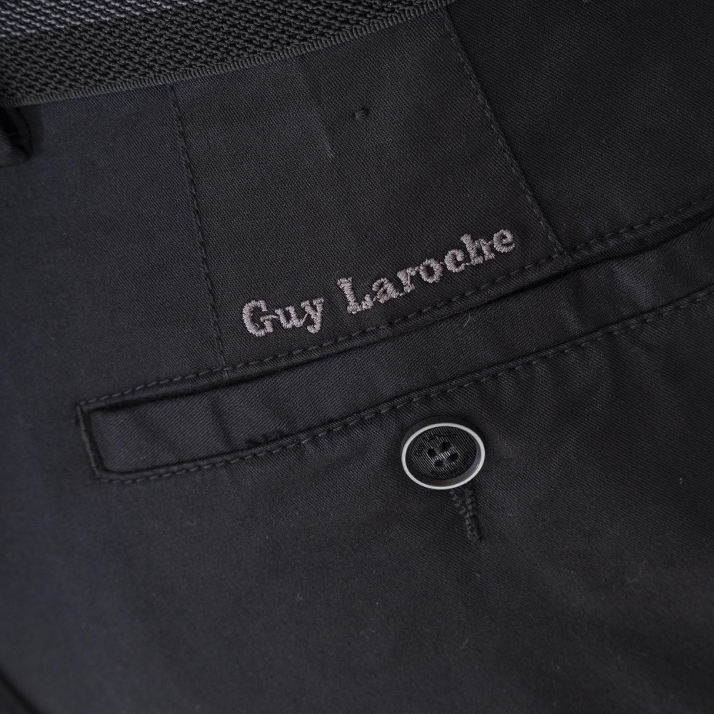 GUY LAROCHE - Παντελόνι Chino με Ζώνη GL2115168/71155 Μαύρο