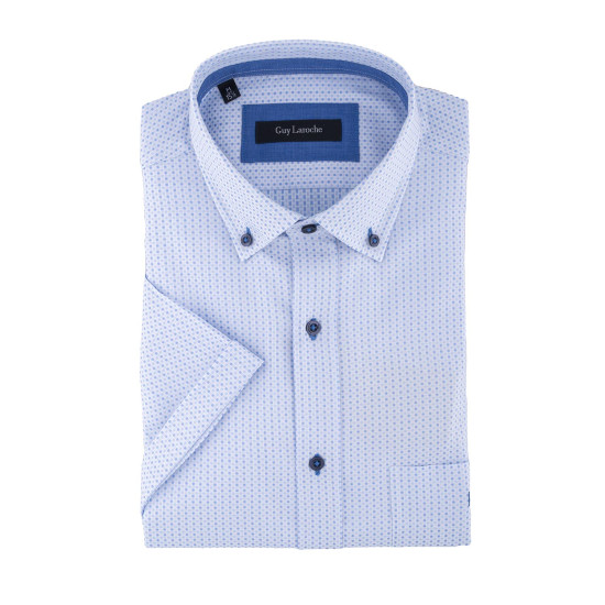GUY LAROCHE - Πουκάμισο Μικροσχέδιο Slim Fit GL2118303/SL Γαλάζιο