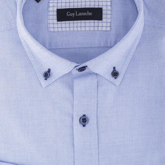 GUY LAROCHE - Πουκάμισο Regular Fit Button Down GL2118391/BD Γαλάζιο