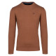 GUY LAROCHE Πλεκτή Μπλούζα Round Neck 100% Cotton GL2129201 Ταμπά