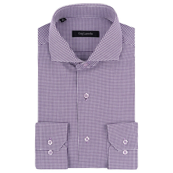 Guy Laroche Μωβ Πουκάμισο Με Μικροσχέδιο - GL2228333/CL