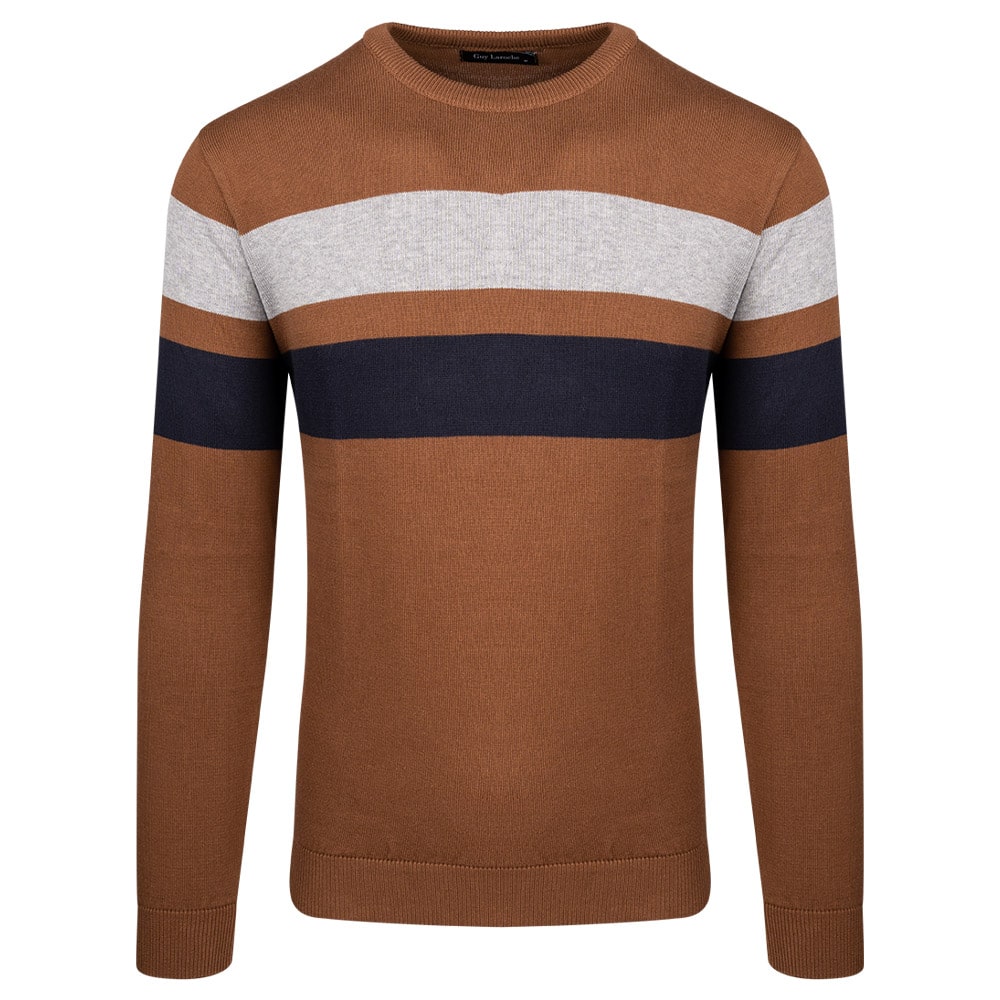 Guy Laroche Μπεζ Πουλόβερ C Neck - GL2229221