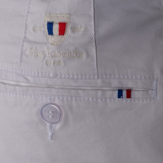 Guy Laroche Λευκό Παντελόνι Chino - GL2315169/71156N