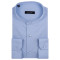Guy Laroche Πουκάμισο 100% Cotton Μάο GL2318401/MAOB Μπλε