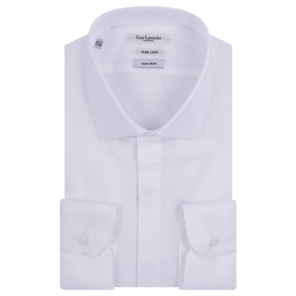 Guy Laroche Πουκάμισο Slim Fit GL2318501/SLP Λευκό