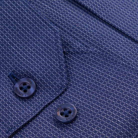 Guy Laroche Μπλε Πουκάμισο Με Μικροσχέδιο - GL2328231/SL