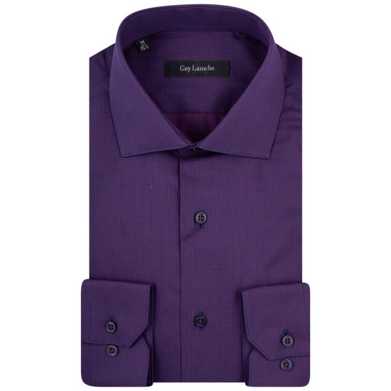 Guy Laroche Μωβ Πουκάμισο Με Μικροσχέδιο - GL2328231/SL
