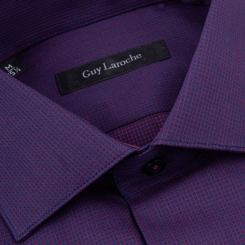 Guy Laroche Μωβ Πουκάμισο Με Μικροσχέδιο - GL2328231/SL
