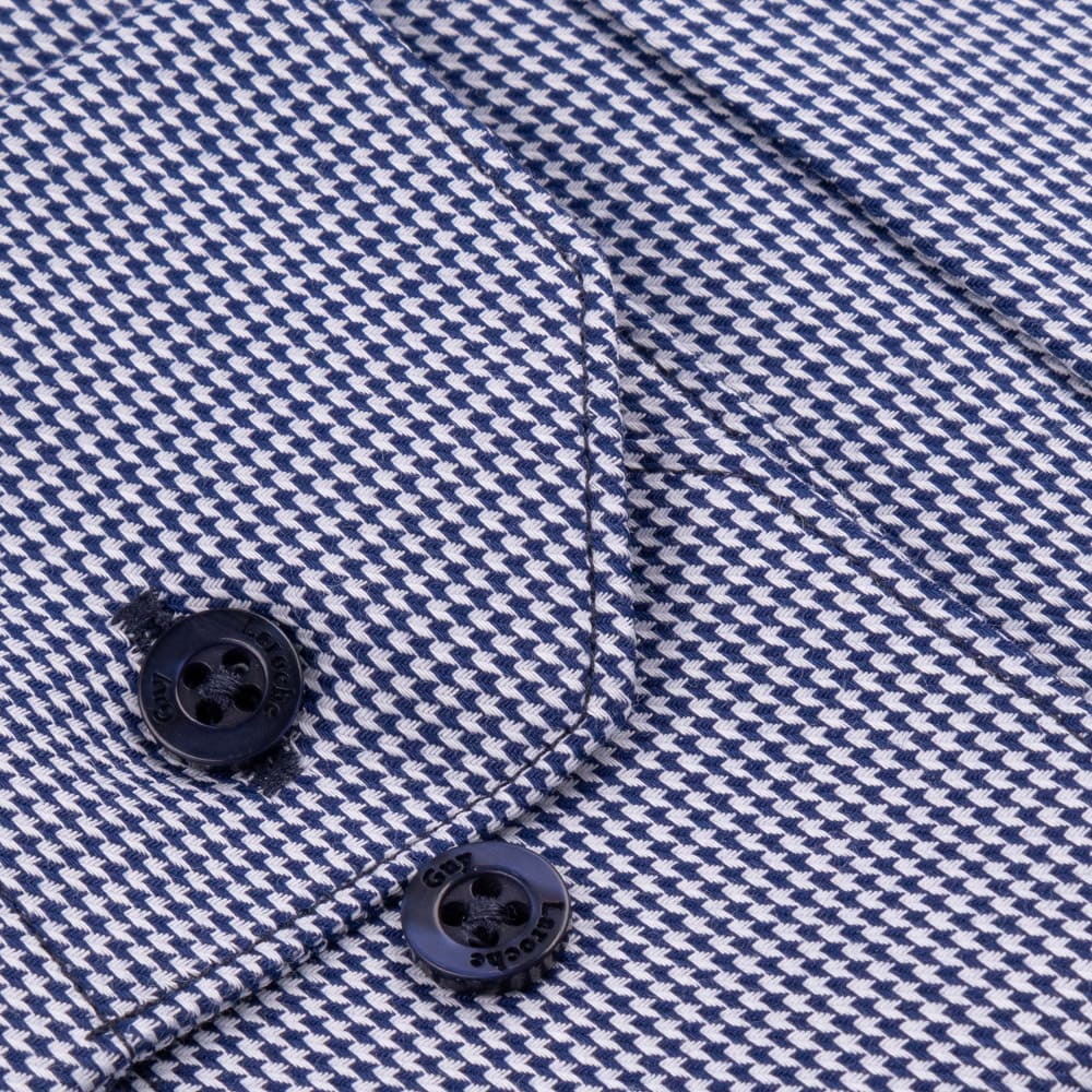 Guy Laroche Μπλε Πουκάμισο Με Μικροσχέδιο - GL2328258/SL