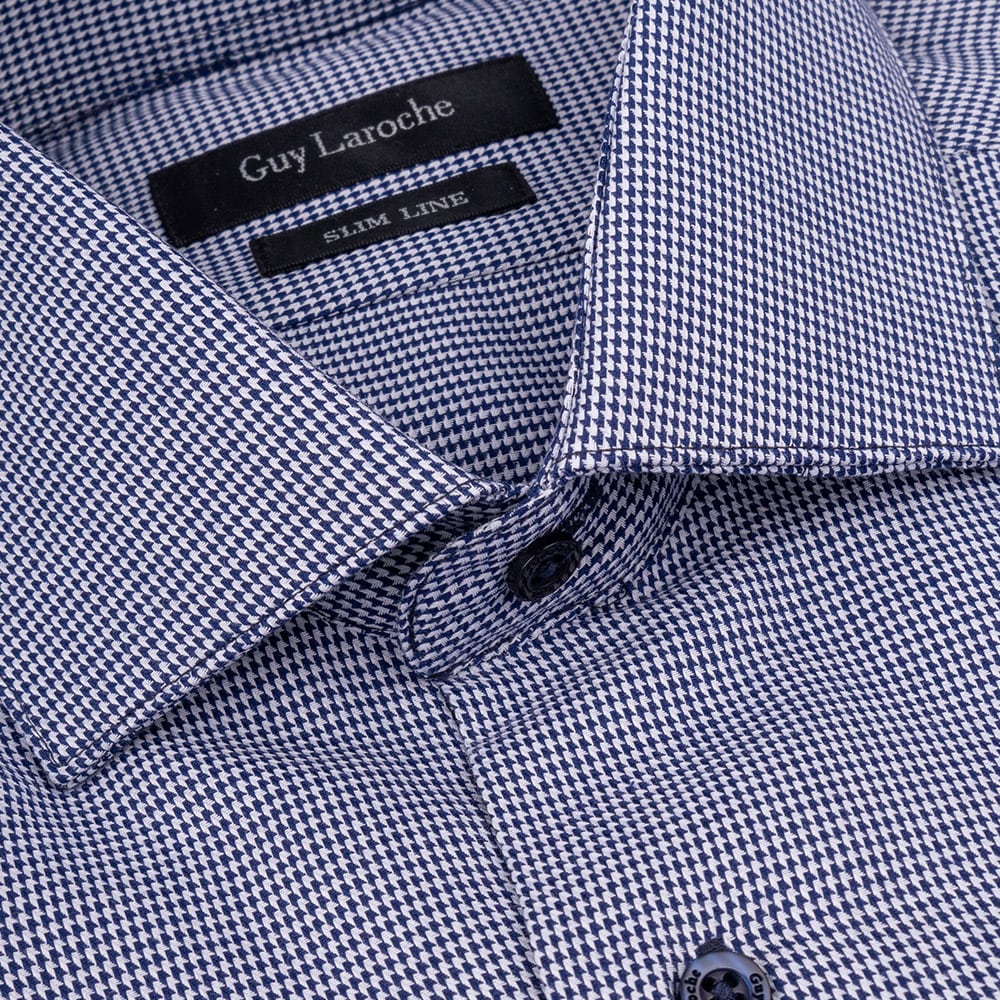 Guy Laroche Μπλε Πουκάμισο Με Μικροσχέδιο - GL2328258/SL