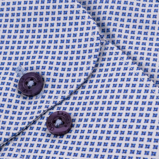 Guy Laroche Μπλε Πουκάμισο Με Μικροσχέδιο - GL2328293/SL