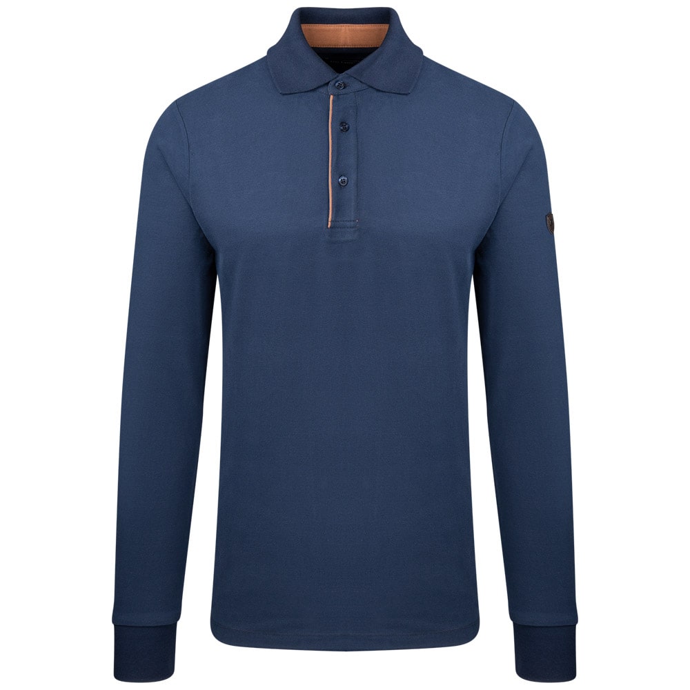 Guy Laroche Μπλε Μακρυμάνικο polo - GL2329101