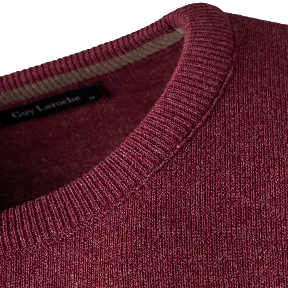Guy Laroche Μπορντό Πουλόβερ C Neck - GL2329210