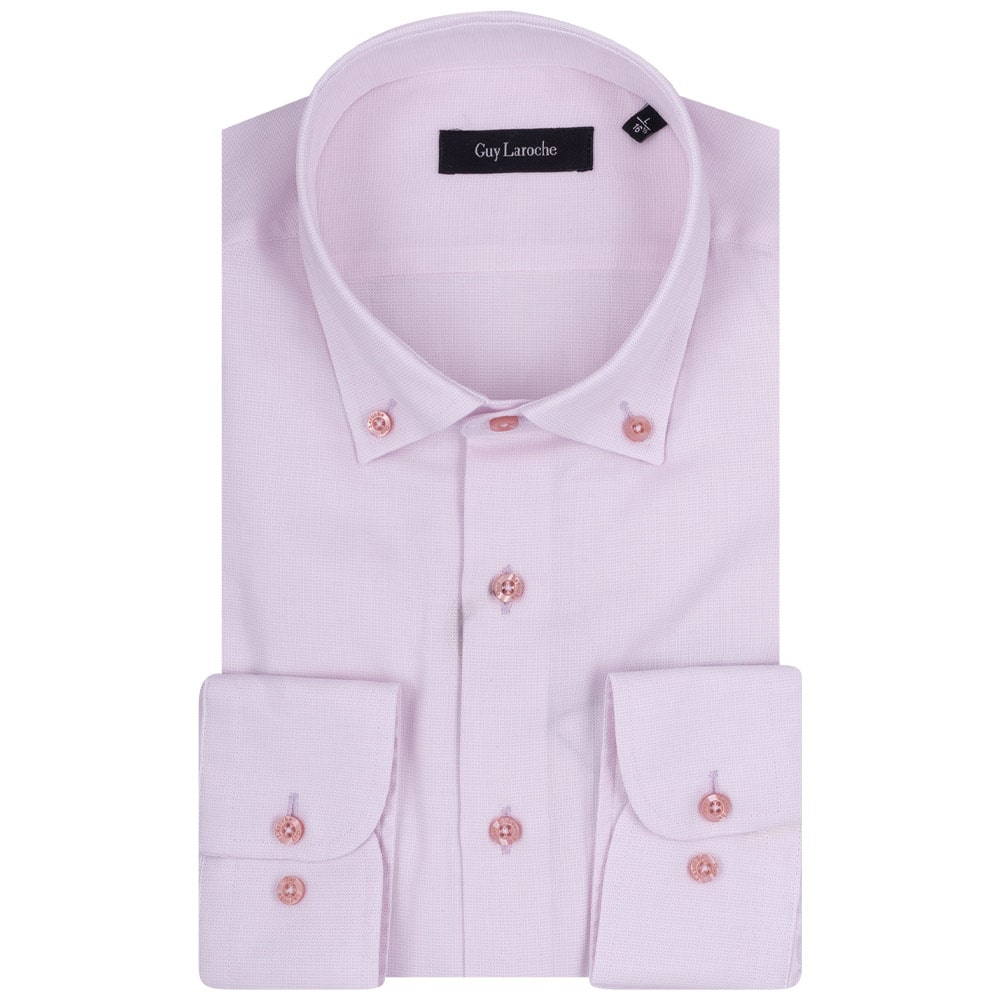 Guy Laroche Ροζ Πουκάμισο Button Down - GLDS18703/BD