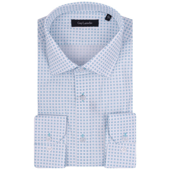 Guy Laroche Λευκό Πουκάμισο Με Σχέδιο - GLDS18710/CL