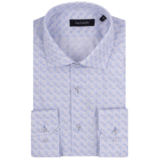 Guy Laroche Λευκό Πουκάμισο Με Μικροσχέδιο - GLDS18713/CL
