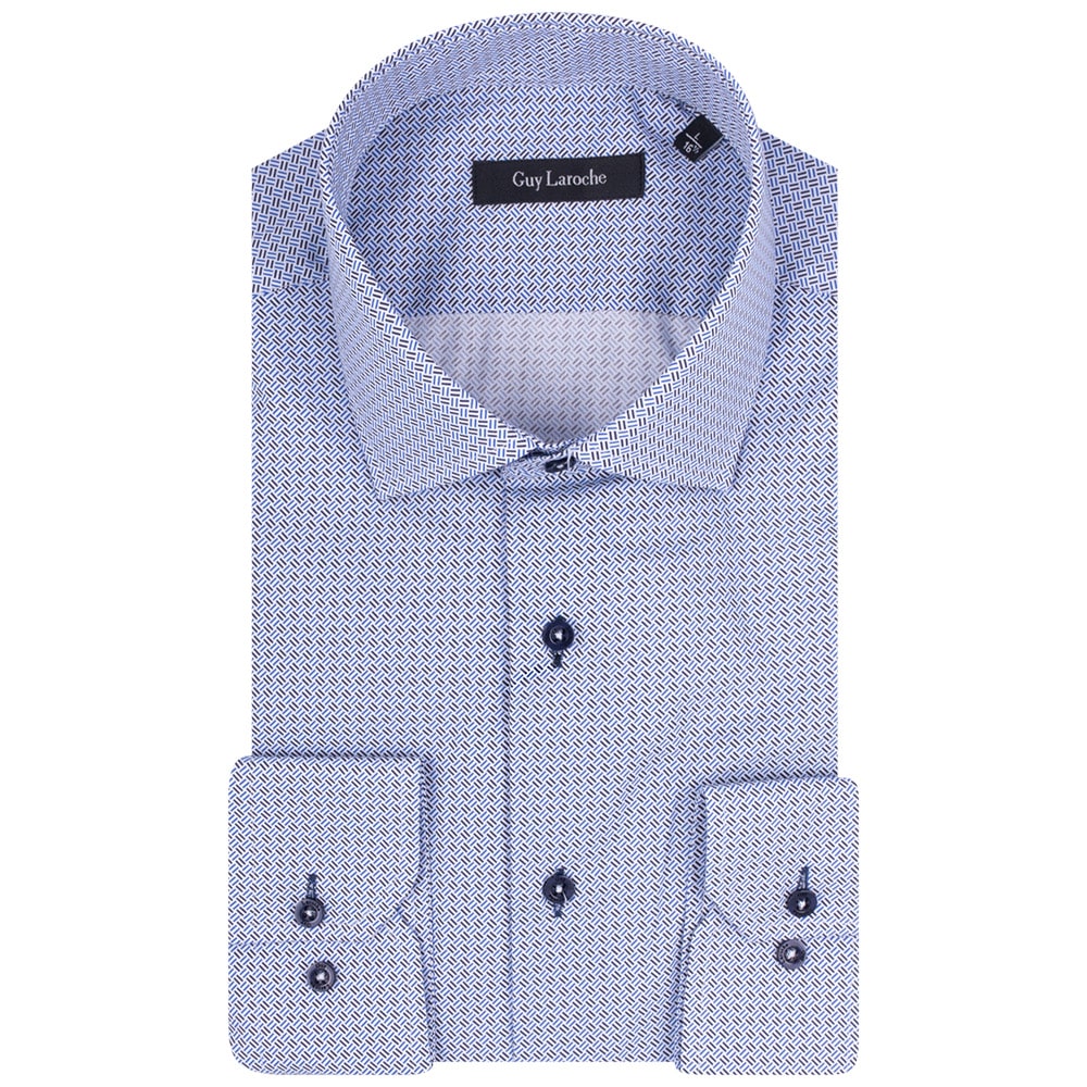 Guy Laroche Γαλάζιο Πουκάμισο Με Σχέδιο - GLDS18731/CL