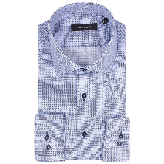 Guy Laroche Γαλάζιο Πουκάμισο Με Σχέδιο - GLDS18731/CL