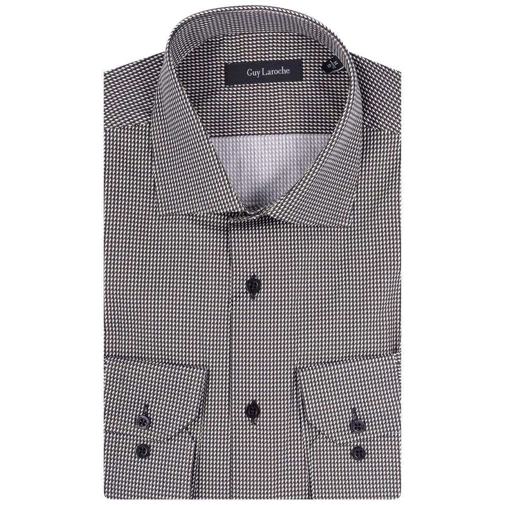 Guy Laroche Μαύρο Πουκάμισο Με Μικροσχέδιο - GLEW28246/CL
