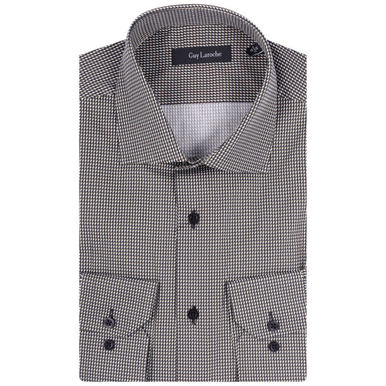 Guy Laroche Μαύρο Πουκάμισο Με Μικροσχέδιο - GLEW28246/CL