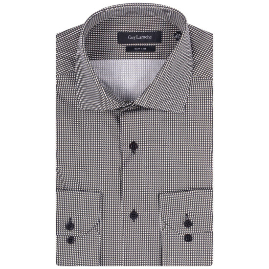Guy Laroche Μαύρο Πουκάμισο Με Μικροσχέδιο - GLEW28246/SL