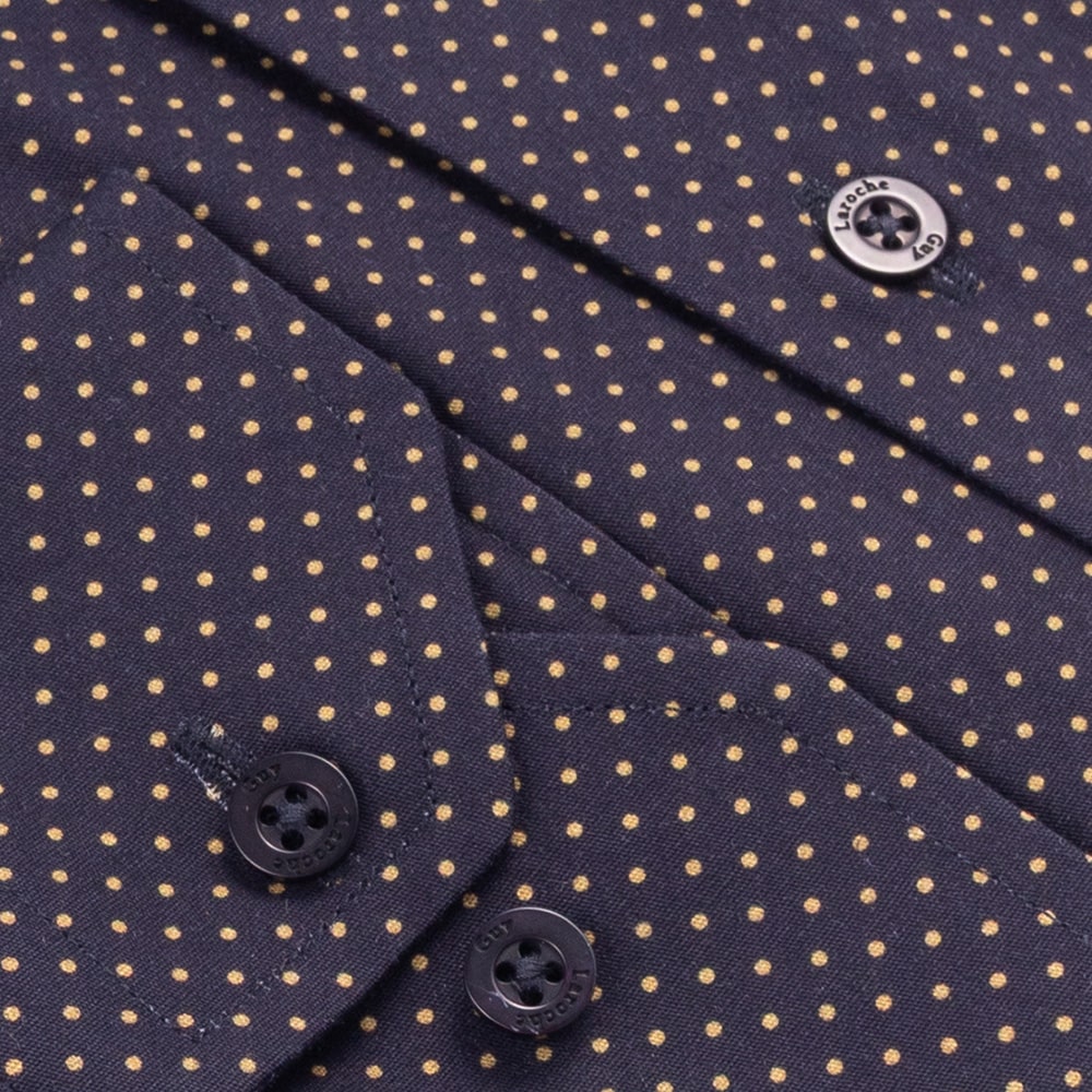 Guy Laroche Μαύρο Πουκάμισο Με Σχέδιο - GLEW28704/CL-1