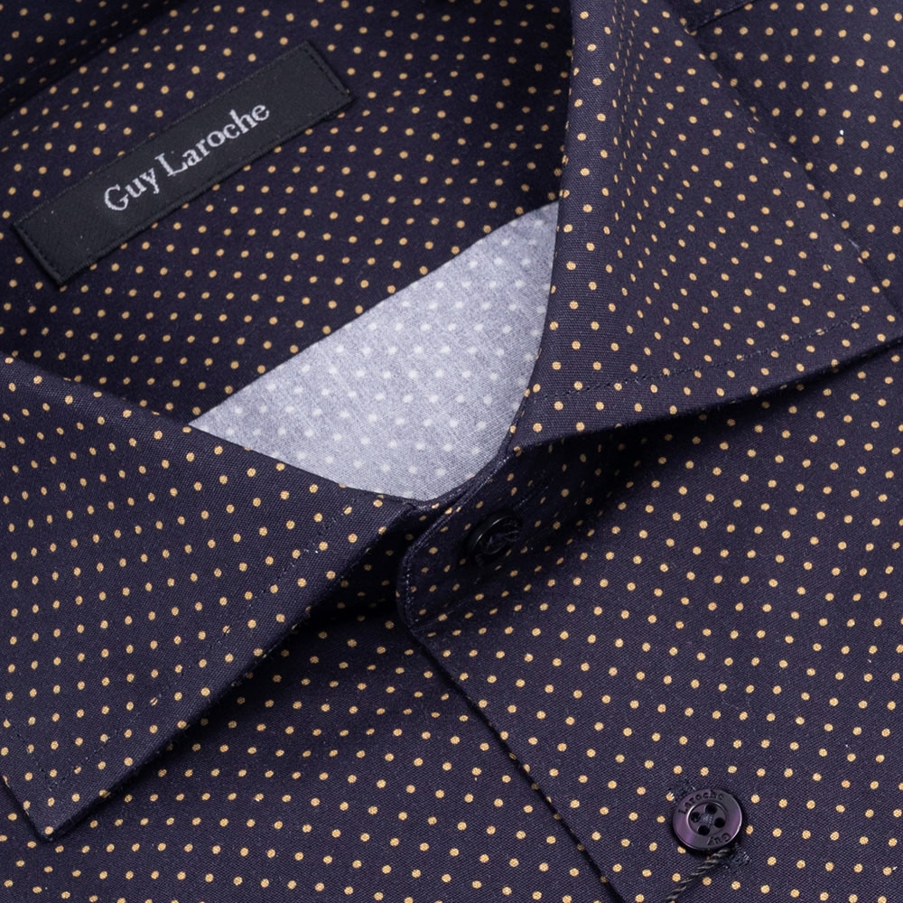 Guy Laroche Μαύρο Πουκάμισο Με Σχέδιο - GLEW28704/CL-1