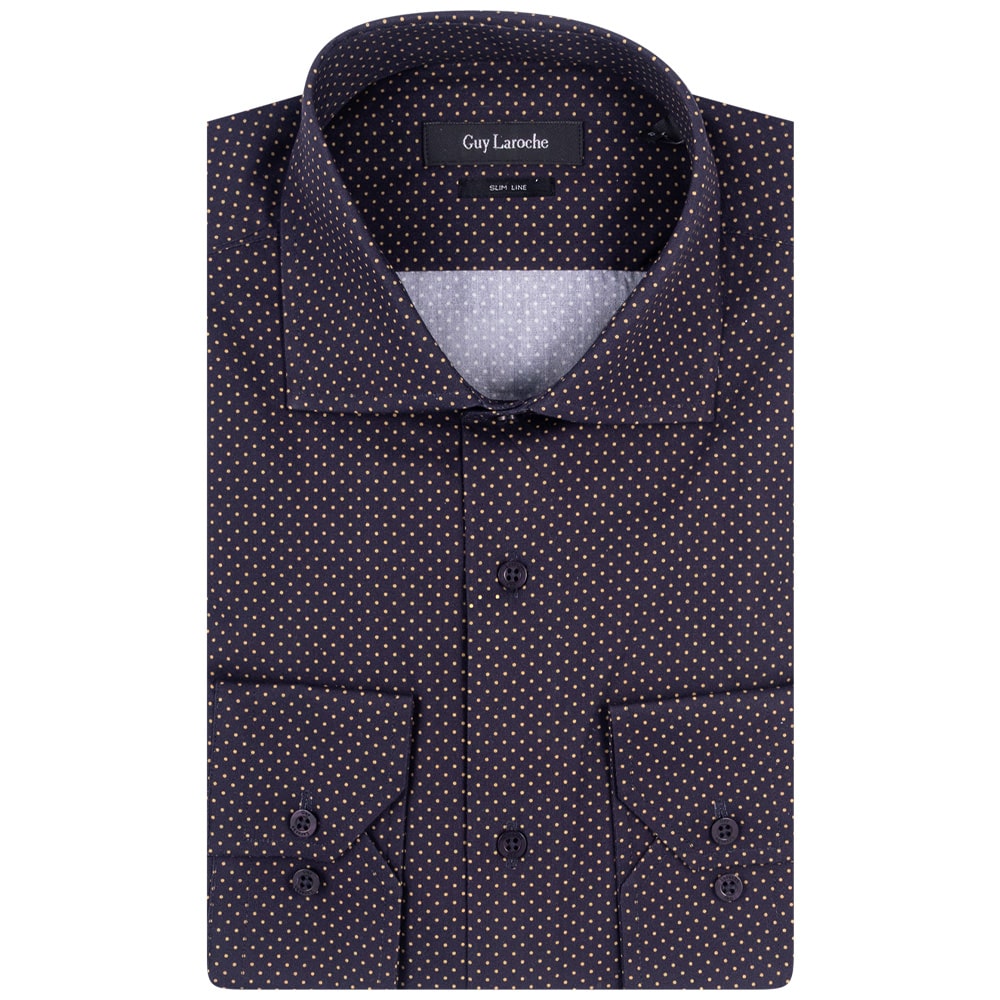 Guy Laroche Μαύρο Πουκάμισο Με Σχέδιο - GLEW28704/SL