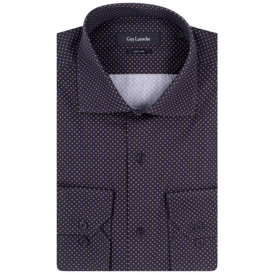 Guy Laroche Μαύρο Πουκάμισο Με Σχέδιο - GLEW28704/SL