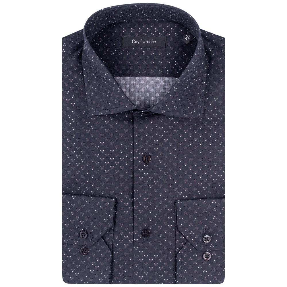 Guy Laroche Μπλε Πουκάμισο Με Σχέδιο - GLEW28705/CL