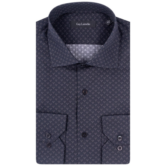 Guy Laroche Μπλε Πουκάμισο Με Σχέδιο - GLEW28705/CL