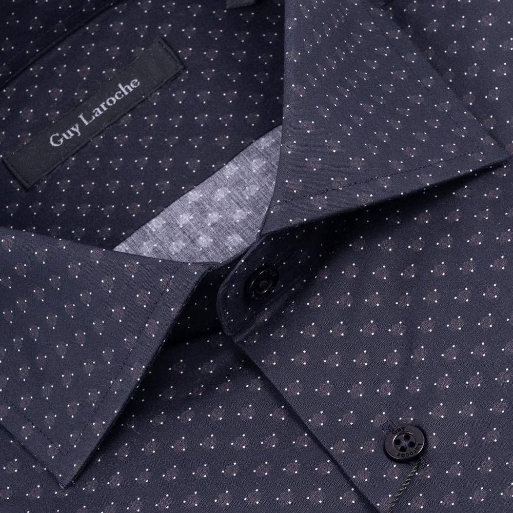 Guy Laroche Μπλε Πουκάμισο Με Σχέδιο - GLEW28705/CL